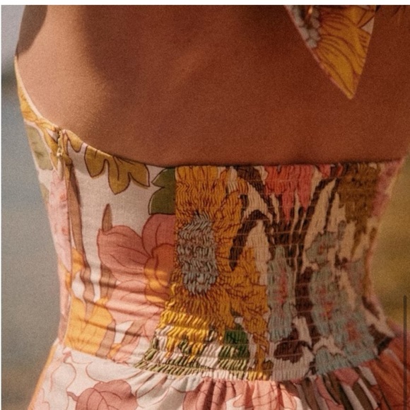 Sezane Billie Dress 70s Boho Floral sz34 - Picture 6 of 11